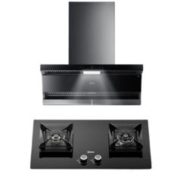京东PLUS、以旧换新：Midea 美的 新静吸·极光系列 DK7+Q522-M 顶侧双吸式烟灶套装 天然气