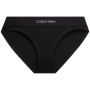 Calvin Klein【预售】内衣【双重引力带】女士提花棉质性感比基尼内裤QF6993AD UB1-太空黑 M