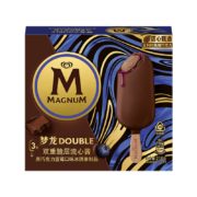 梦龙和路雪 Double双重脆层流心酱黑巧蓝莓口味冰淇淋 72g*3支