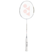 YONEX 尤尼克斯羽毛球拍YY全碳素纤维初学耐打男女超轻进攻天斧弓箭单双拍 天斧AX001 白金色 5U 超轻进攻