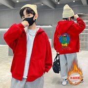 啪吡熊（PAPIBEAR）男童冬季加绒外套