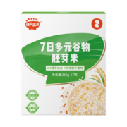 秋田满满 有机胚芽米黄小米粥七日谷物儿童粥米十五日米杂粮 营养大米 15日多元谷物胚芽米750g