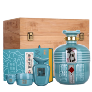 牛栏山 陈坛老酒一号 浓香型白酒 蓝色52度500ml*6整箱装