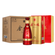 金六福【中秋送礼】浓香型白酒整箱6瓶装 粮食酒婚宴喜酒白酒礼盒 金六福绵雅整箱500ml*6