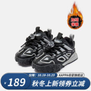 Kappa 卡帕 Kids卡帕童鞋男童运动鞋洋气时尚休闲鞋儿童鞋子舒适轻便保暖鞋子