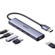 UGREEN 绿联 usb扩展器插头多口集分线器typec延长hub3.0外接转接u盘转接头带供电转换笔记本电脑台式usp多接口拓展坞
