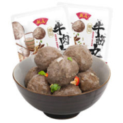 潮庭 潮汕牛肉丸1000g 4袋约60颗