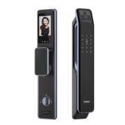 海尔 (Haier) 智能门锁 V21指纹锁 全自动可视猫眼 电子锁 家用防盗 入户门密码锁 电子锁 猫眼抓拍+高清大屏【标准锁体】