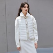 BOSIDENG 波司登 轻薄渐变立领直筒短款女式羽绒服
