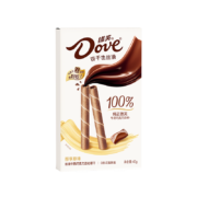 需首购礼金、PLUS会员：德芙（Dove）醇享原味丝滑牛奶巧克力注心饼干40g小零食糖果中秋节礼物