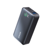Anker安克 充电宝30W快充9800mAh大容量功率数显移动电源type-c兼容27W/20W 适用苹果15/14/13/华为mate60 黑