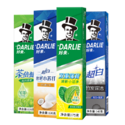 京东百亿补贴:好来（DARLIE）黑人牙膏 经典4支家庭装 共555g+赠旅行装40g*2+牙刷*1