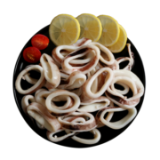 渔港 国产冷冻渤海鱿鱼圈 650g 袋装 火锅烧烤食材 海鲜水产