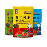 玉梦 贵州特色凯里酸汤肉沫米粉传统方便速食酸辣粉酸汤米粉干粉煮粉 肉末酸汤粉200g*3装(颜色随机