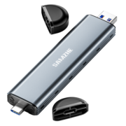 山泽 M.2 NVMe移动硬盘盒 Type-C/USB3.1接口SSD固态台式笔记本电脑M2外置硬盘盒 NVME01