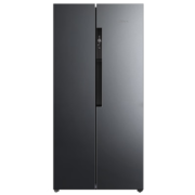 双11预售、31日20点付尾款：新飞（frestec）60cm系列平嵌超薄嵌入式450L对开门家用冰箱一级变频底部散热 BCD-450WKQ9AT魅影灰
