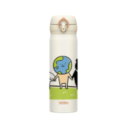 膳魔师(THERMOS) 保温杯保冷杯保护地球 500ml 不锈钢车载水杯旅行出游便携学生杯子生日礼物JNL-502DTS-AM