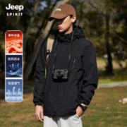 JEEP SPIRIT 男女款户外冲锋衣 C-1818D