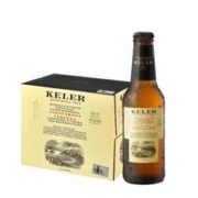 KELER 开勒 啤酒大麦麦芽黄啤整箱拉格啤酒250ml*12瓶