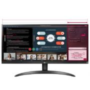 5日10点：LG 乐金 29英寸 21:9 HDR IPS 高清 超宽带鱼屏 sRGB99% FreeSync 窄边 阅读模式 低闪屏 游戏显示器 29WP500 -B