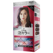 花王（KAO）Prettia泡沫染发膏染发剂 liese莉婕植物泡泡染家用 冷粉色