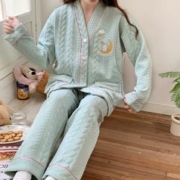孕妇睡衣秋冬款空气棉月子服
