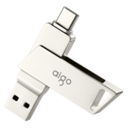 23日20点：aigo 爱国者 512GB Type-C U350 高速两用 双接口U盘 USB3.2 OTG