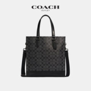COACH 蔻驰 奥莱男士经典标志GRAHAM工整托特包