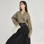 DUIBAI 对白 女式长袖衬衫 DDC128Q