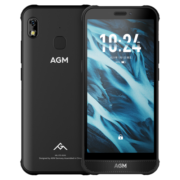 AGM H2高级黑三防智能手机 防水防摔全网通4G老人智能手机 大声音大字体老人手机 黑色 6G+128G