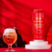 限移动端、京东百亿补贴：燕京啤酒 吉祥红8度啤酒500ml*12听 金秋美酒 整箱装（红罐）