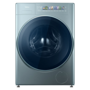 美的（Midea）滚筒洗衣机全自动 元气轻氧系列 MD100LAIR 洗烘一体机 天然草本除菌 超薄全嵌 10公斤 1.1洗净比 MD100LAIR
