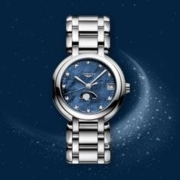 LONGINES 浪琴 优雅心月系列 30.5毫米石英腕表