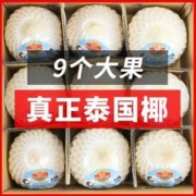 本来果坊 泰国椰青9粒大果单果900克大果整箱香水椰青新鲜椰子