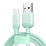 绿联（UGREEN）Type-C数据线6A超级快充100W/66W充电线USB-C通用华为Mate60Pro/P60/50小米安卓手机5A车载薄荷绿