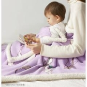 京东PLUS：babycare 婴儿小毯子 格里云端飞鲸 110*140cm
