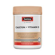 Swisse 斯维诗 Ultiboost 钙+维生素D柠檬酸钙片 250片