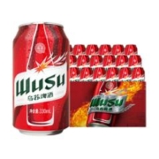 wusu 乌苏啤酒 红乌苏330ml*24罐 烈性啤酒整箱*2件
