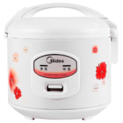 美的（Midea） 电饭煲 精铸发热盘 简单易控 黑晶内胆家用迷你小电饭锅黑晶内胆 4升不粘内胆(2-6人)