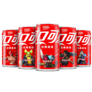 可口可乐（Coca-Cola）汽水碳酸饮料 英雄联盟联名罐可乐饮料整箱装 200mlx12罐