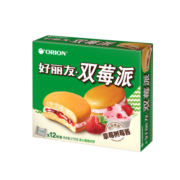 好丽友（orion） 营养早餐点心零食 下午茶 双莓派12枚276g/盒