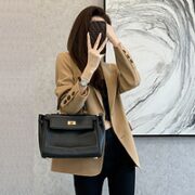 2023年春秋新款小西装外套女气质休闲修身显瘦学生小西服女 卡其 S