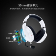 雷蛇（Razer） XBOX PS4/5专用雷蛇噬魂鲨X耳机 用于PS5的有线游戏耳麦 噬魂鲨X白色