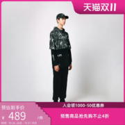Aape 旗舰店男装秋冬字母印花纯色潮流休闲长裤6701XXH