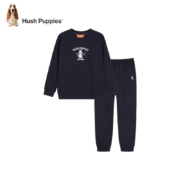 超级补贴：hush puppies 暇步士 儿童适时尚休闲套装 105cm-170cm 颜色可选
