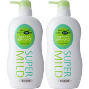 限移动端、京东百亿补贴：SUPER MILD 惠润 保湿滋润沐浴露 柑桔 650ml*2