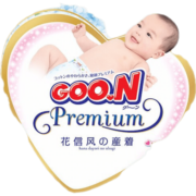 大王 GOO.N 婴儿尿裤花信风纸尿裤婴儿宝宝纸尿裤 环贴纸尿裤S84(4-8KG)