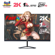 优派（ViewSonic）27英寸2K Fast IPS快速液晶 240Hz游戏电竞显示器 1MS(GTG) HDR 金属底座 VX2758-2K-PRO-3