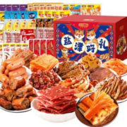 超级补贴：盐津铺子 零食大礼包 整箱 60包 微辣/香辣