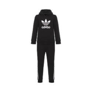 限尺码：adidas 阿迪达斯 男童连帽卫衣套装